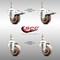 Service Caster 3 Inch 316SS High Temp Glass Filled Nylon 10mm Stem Caster Lock Brake, 2PK SS316TSTTL20S314-GFNSHT-M1015-2-S2 - alternate 2